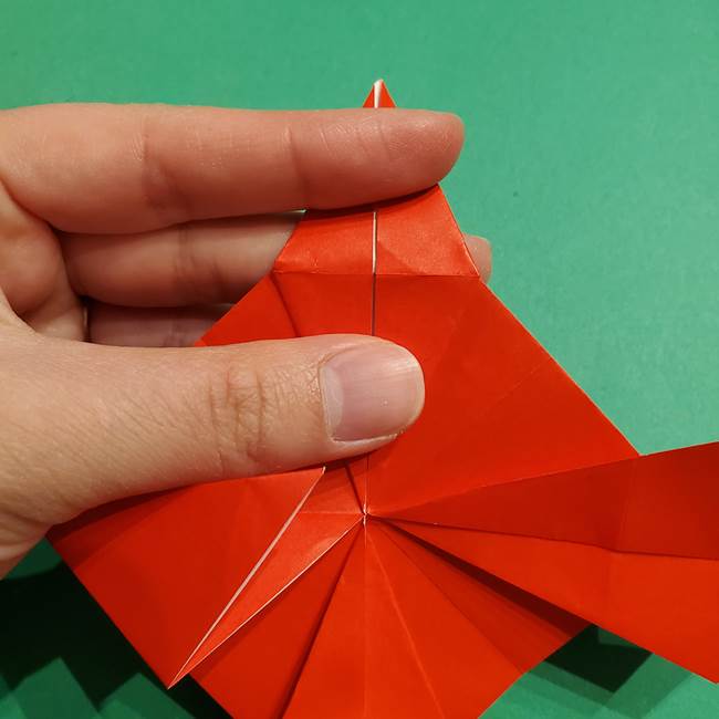 コイキングの折り紙は簡単!実際の折り方作り方(31)