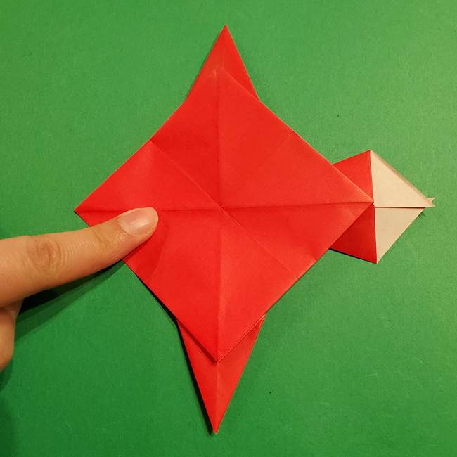 コイキングの折り紙は簡単!実際の折り方作り方(34)