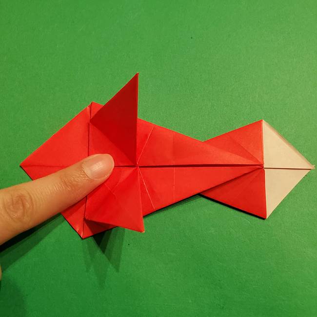コイキングの折り紙は簡単!実際の折り方作り方(36)