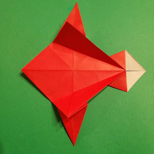 コイキングの折り紙は簡単!実際の折り方作り方(37)