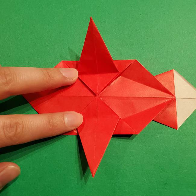 コイキングの折り紙は簡単!実際の折り方作り方(38)