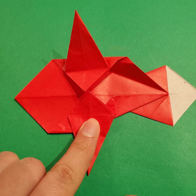 コイキングの折り紙は簡単!実際の折り方作り方(40)