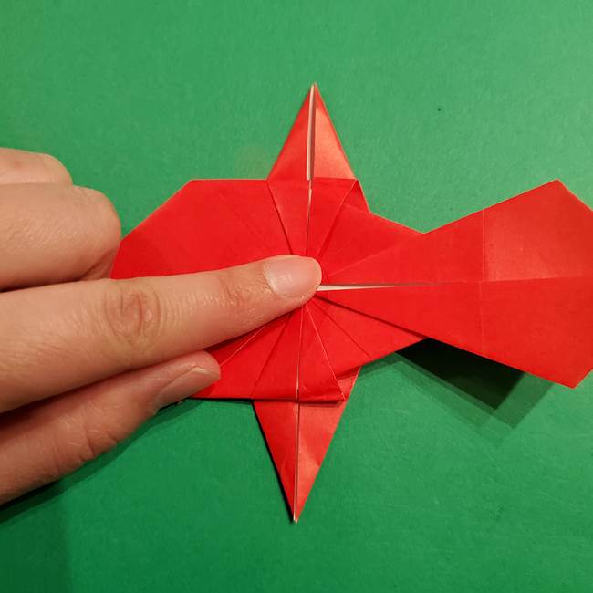 コイキングの折り紙は簡単!実際の折り方作り方(42)
