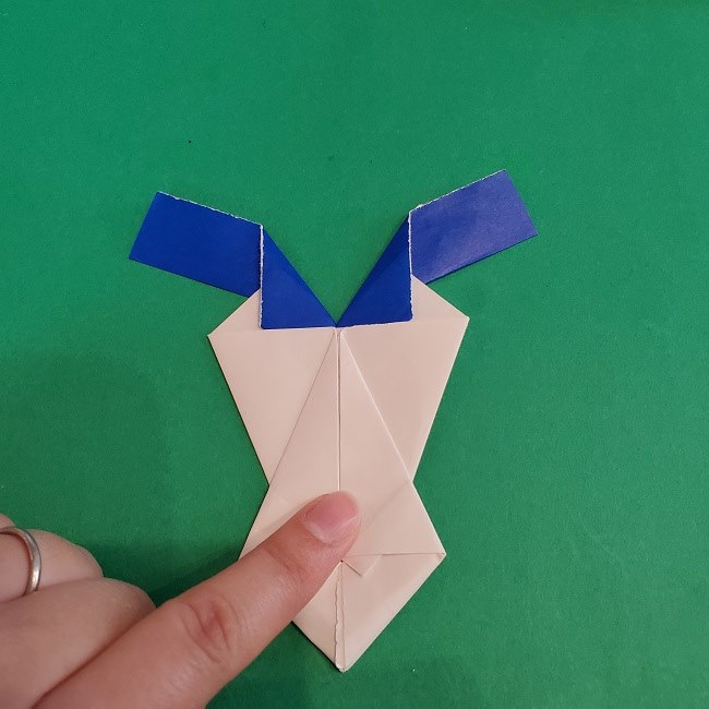 セーラームーンの折り紙の折り方作り方☆ドレス (35)