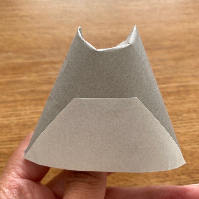 トトロ 折り紙の指人形の作り方折り方 (10)