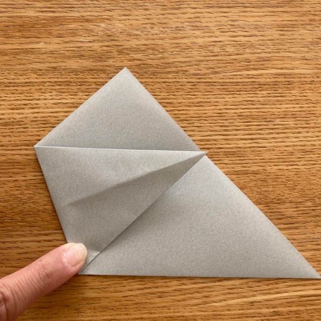 トトロ 折り紙の指人形の作り方折り方 (5)