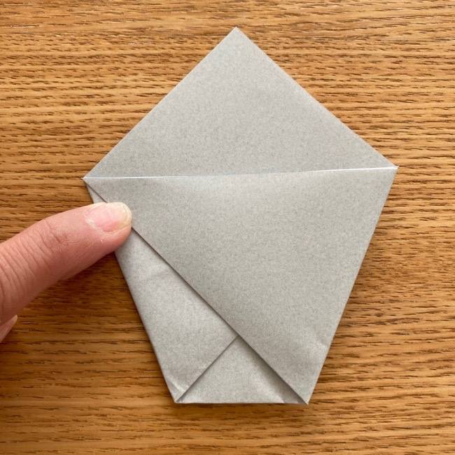トトロ 折り紙の指人形の作り方折り方 (6)