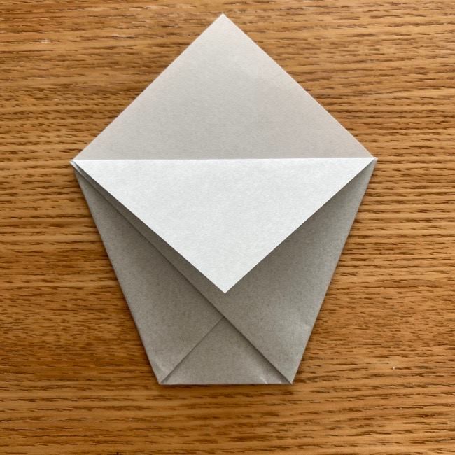 トトロ 折り紙の指人形の作り方折り方 (7)
