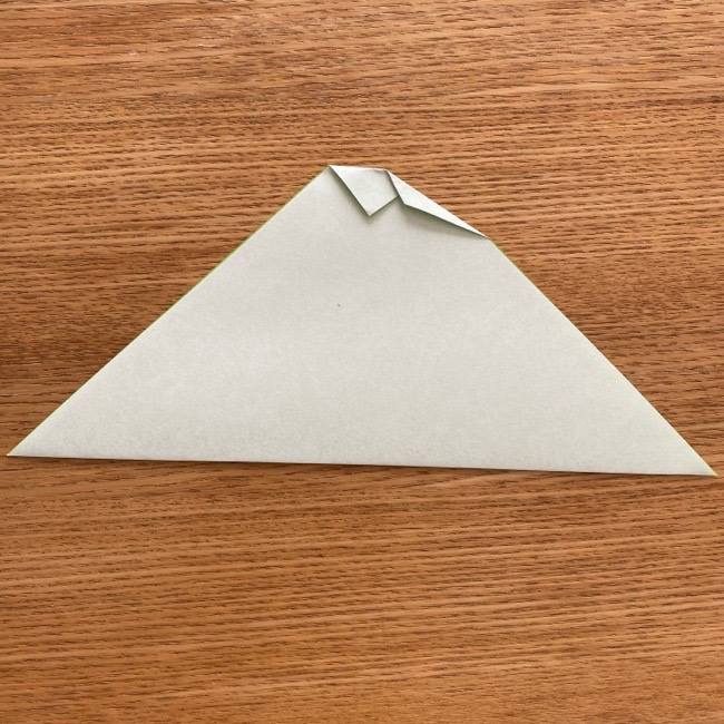 トトロ 葉っぱの傘の折り紙＊折り方作り方3