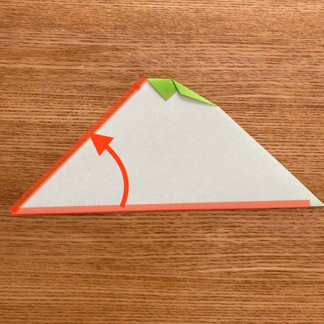トトロ 葉っぱの傘の折り紙＊折り方作り方6