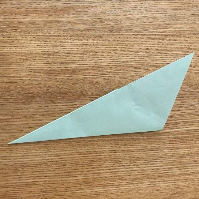 トトロ 葉っぱの傘の折り紙＊折り方作り方7