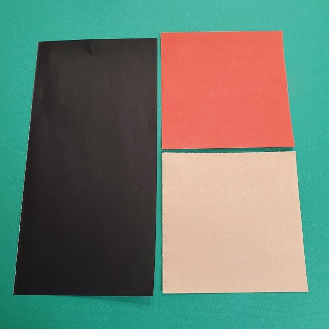 ポケモンの折り紙 サトシ＊用意するもの (1)