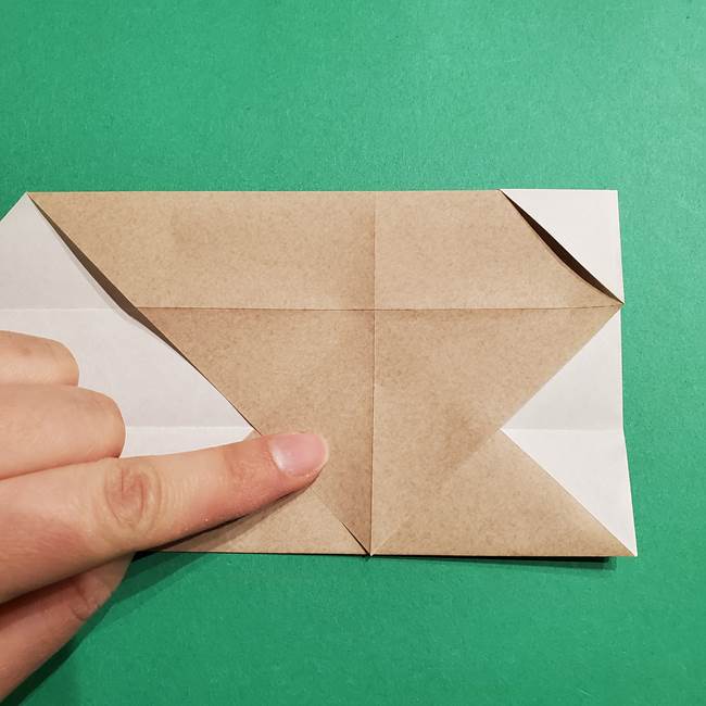 ポケモン(ポケットモンスター)折り紙のディグダの折り方作り方(11)
