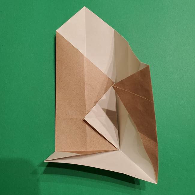 ポケモン(ポケットモンスター)折り紙のディグダの折り方作り方(20)