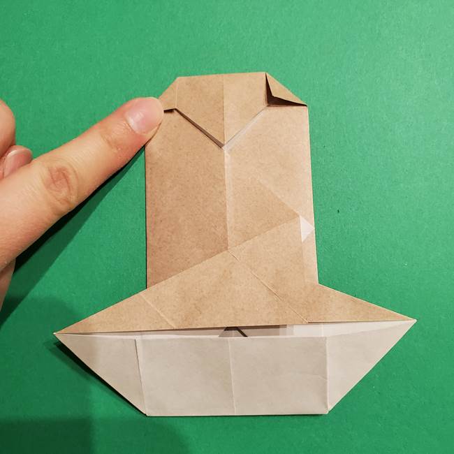 ポケモン(ポケットモンスター)折り紙のディグダの折り方作り方(25)