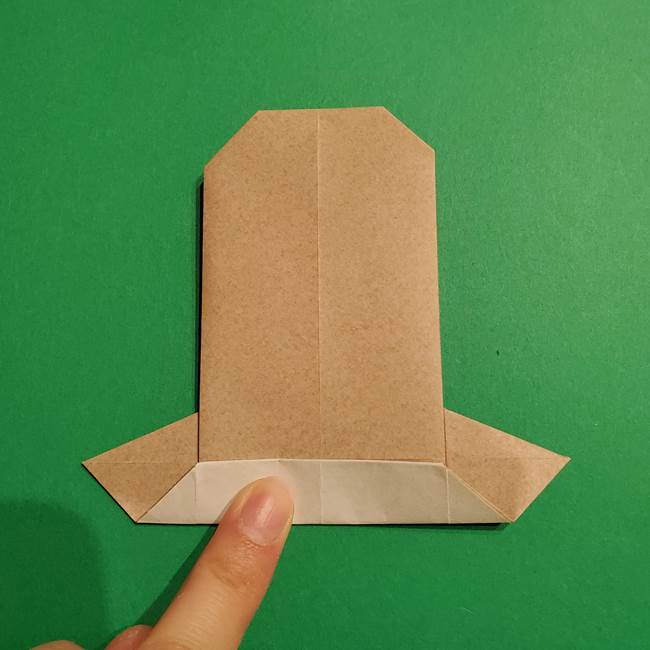 ポケモン(ポケットモンスター)折り紙のディグダの折り方作り方(27)