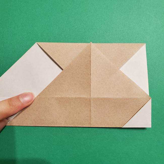 ポケモン(ポケットモンスター)折り紙のディグダの折り方作り方(9)