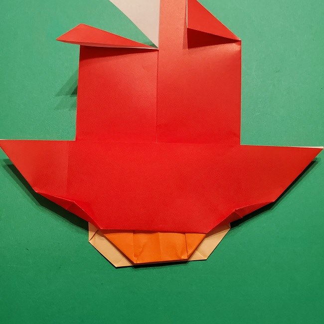 ポニョの折り紙 簡単な作り方折り方完成 (10)