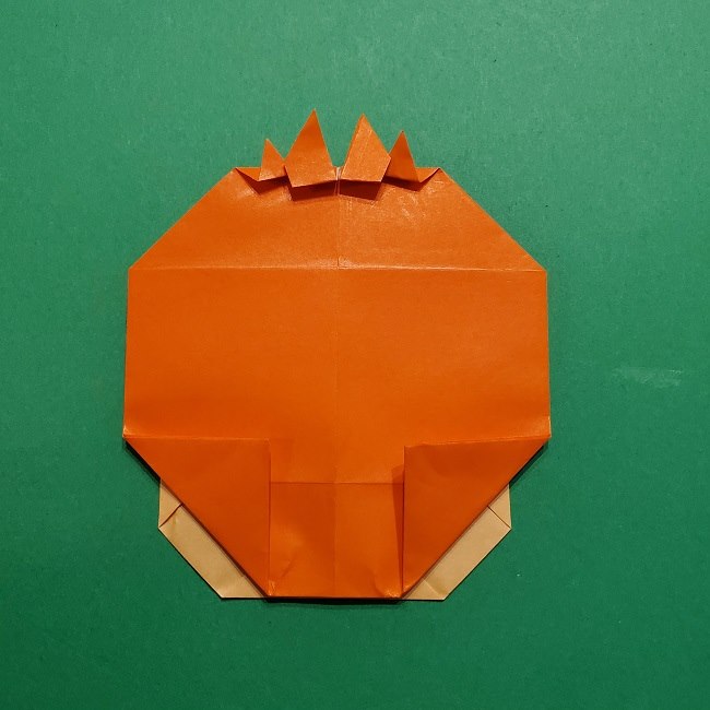 ポニョの折り紙 簡単な作り方折り方完成 (4)