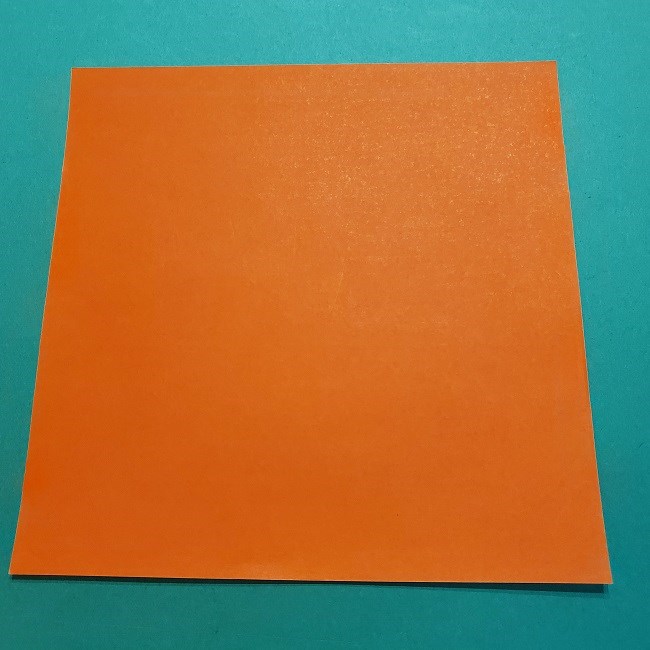 ポニョの折り紙 簡単な作り方折り方２髪 (1)