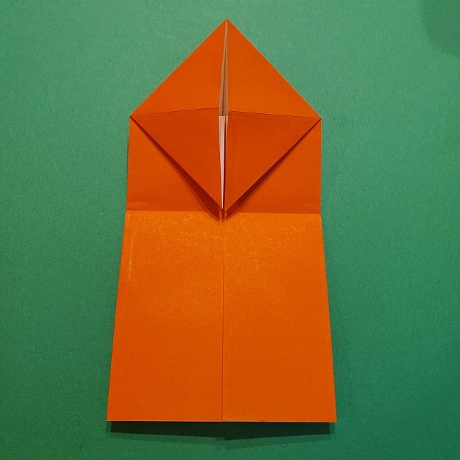 ポニョの折り紙 簡単な作り方折り方２髪 (12)