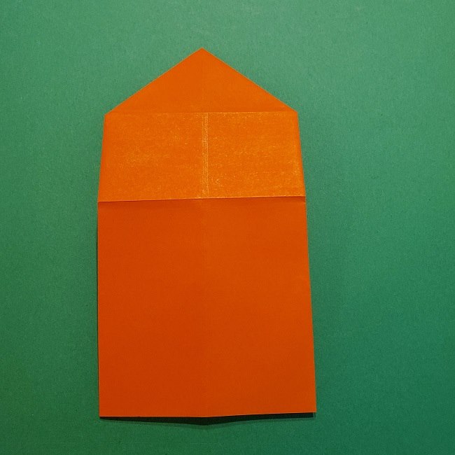 ポニョの折り紙 簡単な作り方折り方２髪 (13)