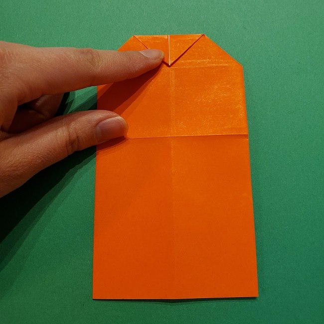 ポニョの折り紙 簡単な作り方折り方２髪 (14)