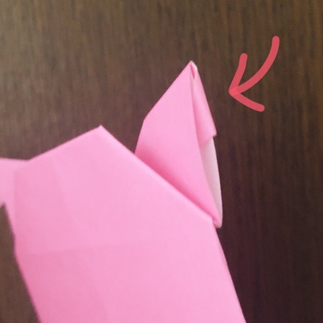 ミュウの折り紙 簡単な折り方作り方 (14)