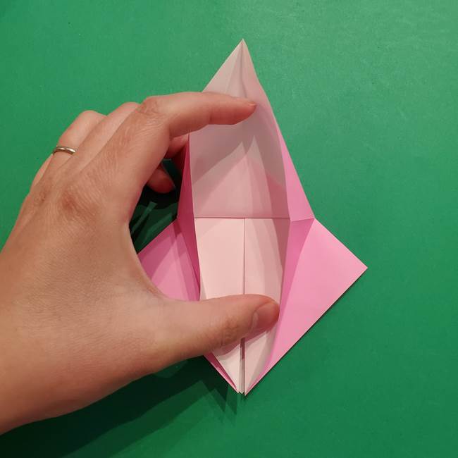 ヤドンの折り紙の折り方・作り方(15)
