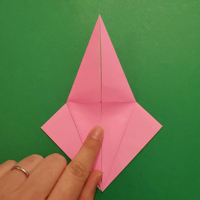 ヤドンの折り紙の折り方・作り方(16)