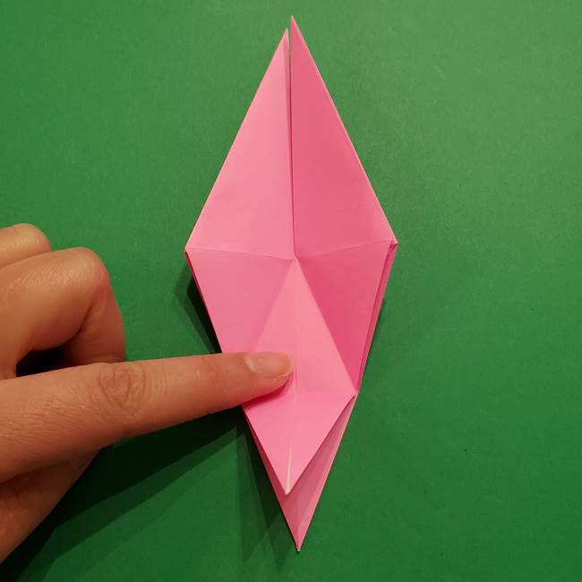 ヤドンの折り紙の折り方・作り方(24)