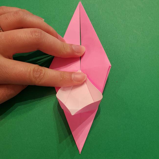ヤドンの折り紙の折り方・作り方(25)