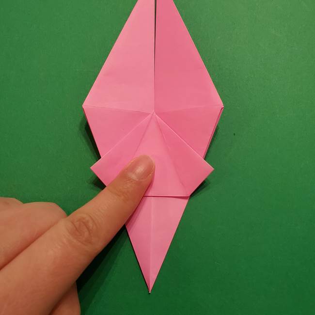 ヤドンの折り紙の折り方・作り方(26)