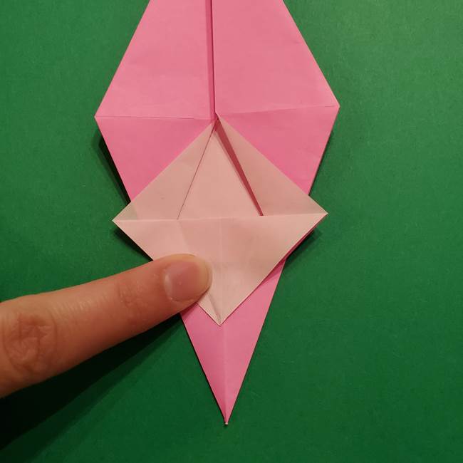 ヤドンの折り紙の折り方・作り方(27)