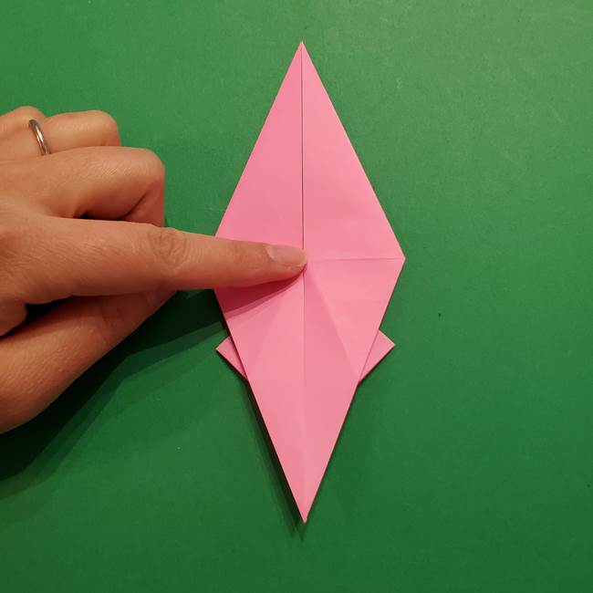 ヤドンの折り紙の折り方・作り方(28)