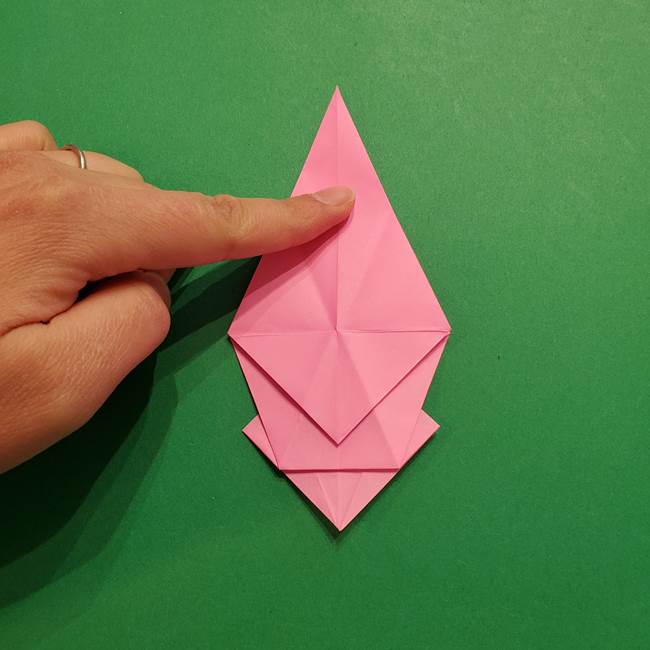ヤドンの折り紙の折り方・作り方(29)