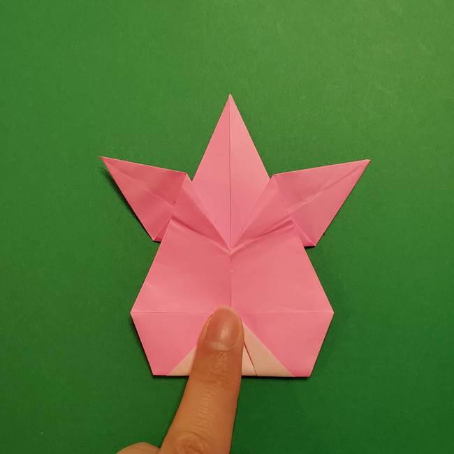ヤドンの折り紙の折り方・作り方(39)