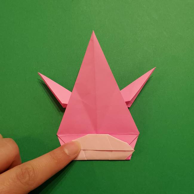 ヤドンの折り紙の折り方・作り方(41)