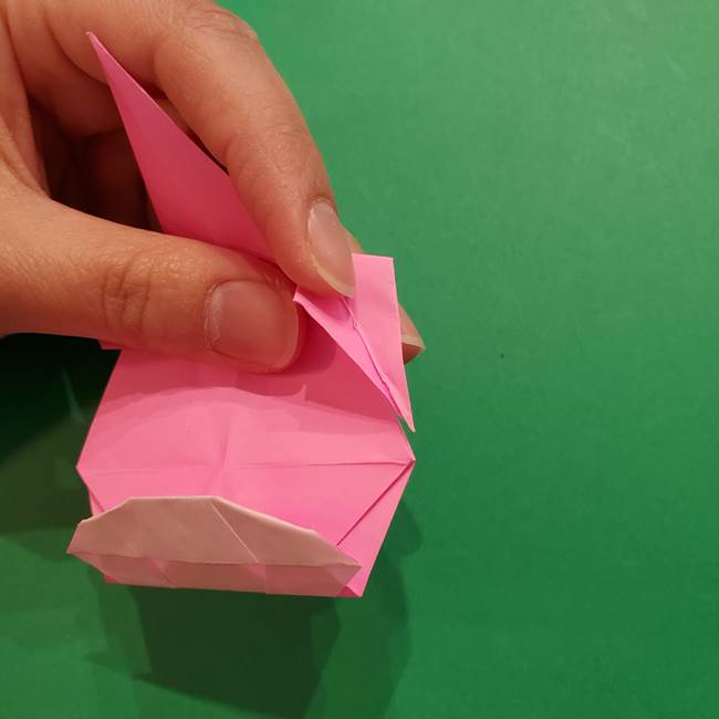 ヤドンの折り紙の折り方・作り方(43)