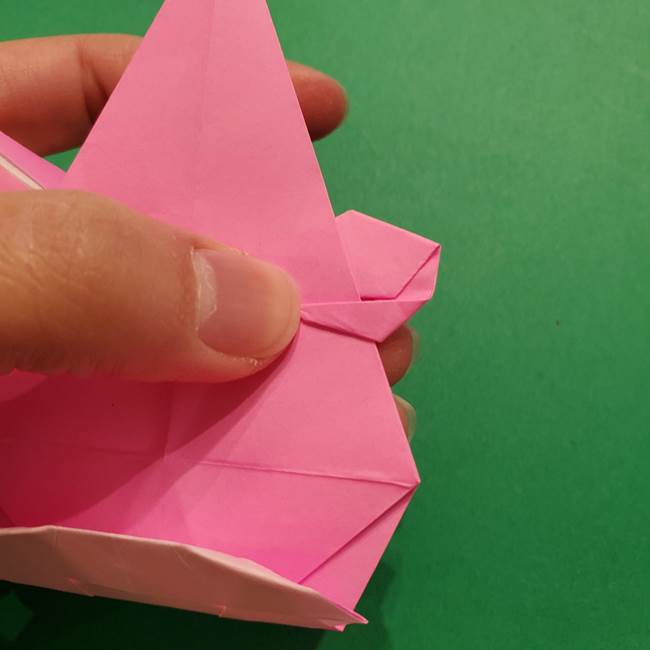 ヤドンの折り紙の折り方・作り方(45)
