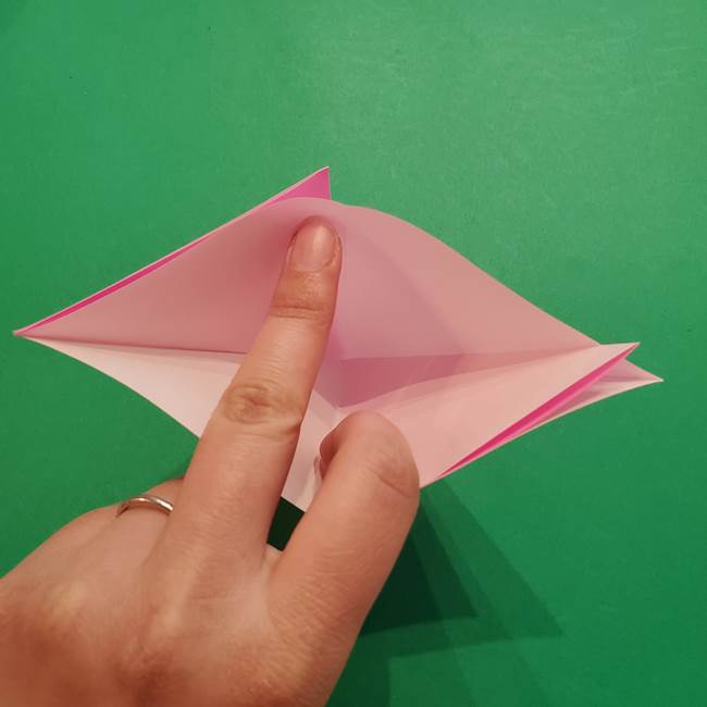 ヤドンの折り紙の折り方・作り方(9)