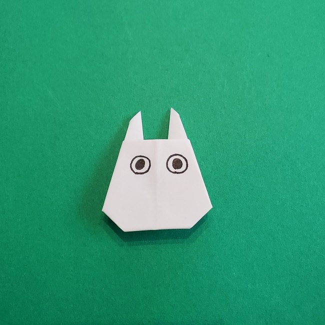 小トトロの折り紙の作り方折り方☆簡単かわいいミニサイズのキャラクター