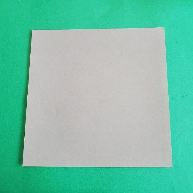 折り紙 簡単かわいいトトロの折り方作り方 (1)