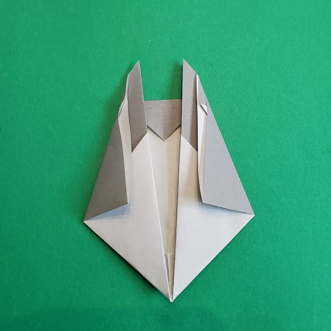 折り紙 簡単かわいいトトロの折り方作り方 (14)