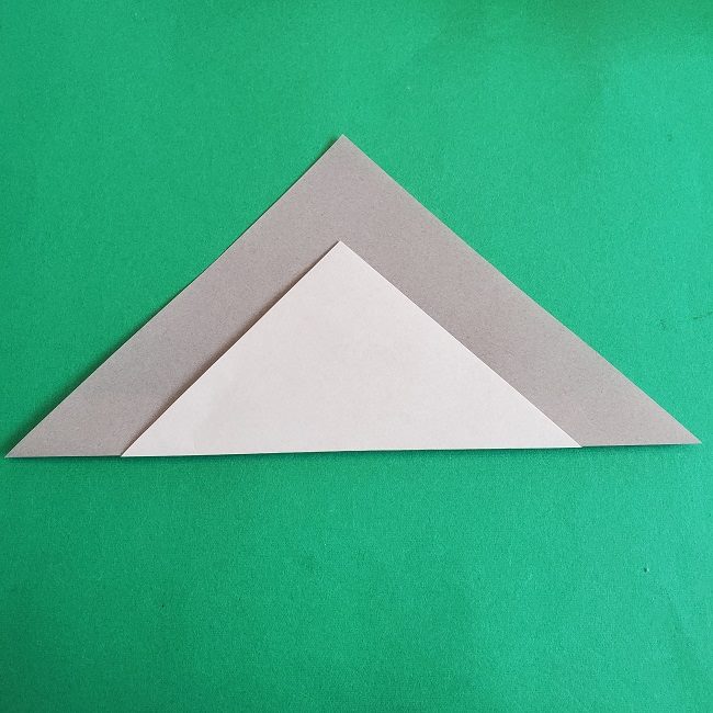 折り紙 簡単かわいいトトロの折り方作り方 (5)