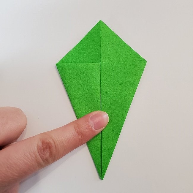折り紙 菜の花(立体)の折り方作り方2土台 (11)