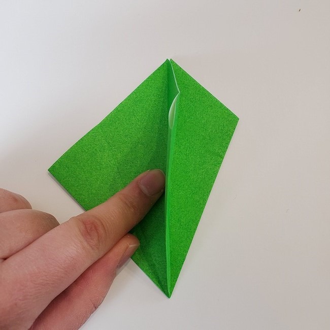折り紙 菜の花(立体)の折り方作り方2土台 (13)