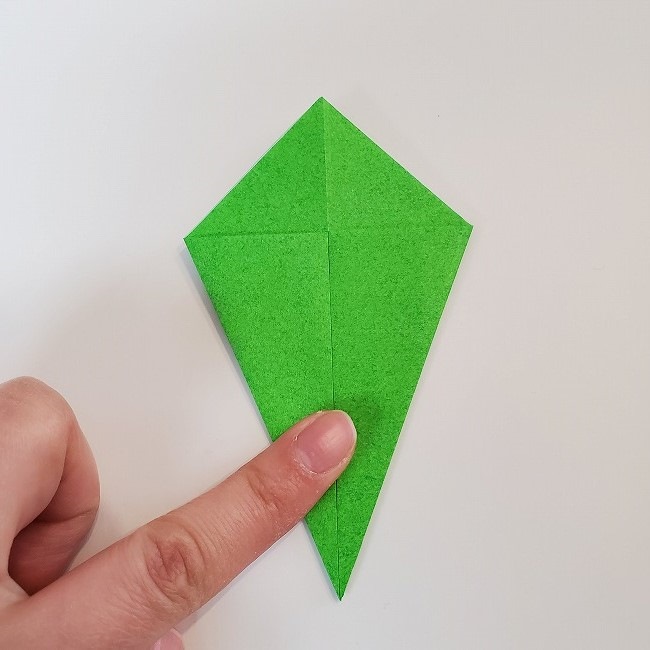 折り紙 菜の花(立体)の折り方作り方2土台 (18)