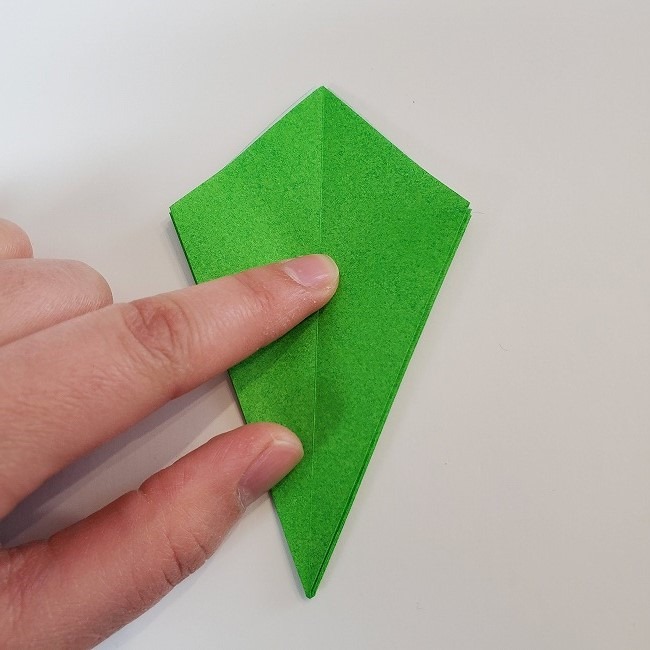 折り紙 菜の花(立体)の折り方作り方2土台 (21)