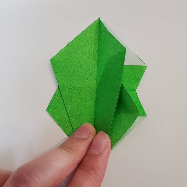 折り紙 菜の花(立体)の折り方作り方2土台 (30)
